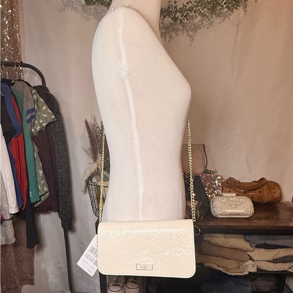 NWT Kate Spade Bridget Crinkle Patent Mini Crossbody - Picture 2 of 7